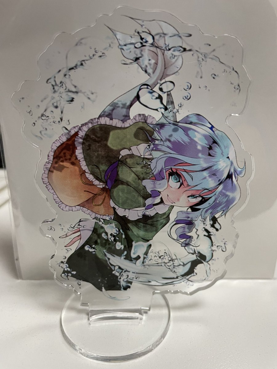 鬼神祭で頒布予定のアクリルスタンド新作3種
今回は草の根の3人です 