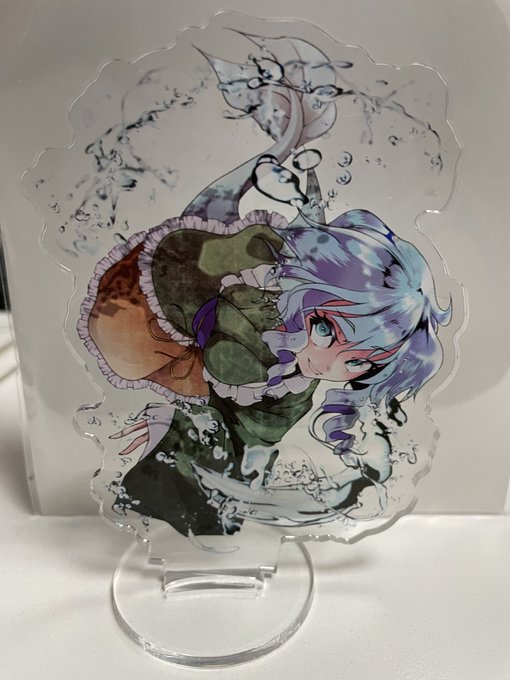 鬼神祭で頒布予定のアクリルスタンド新作3種
今回は草の根の3人です 