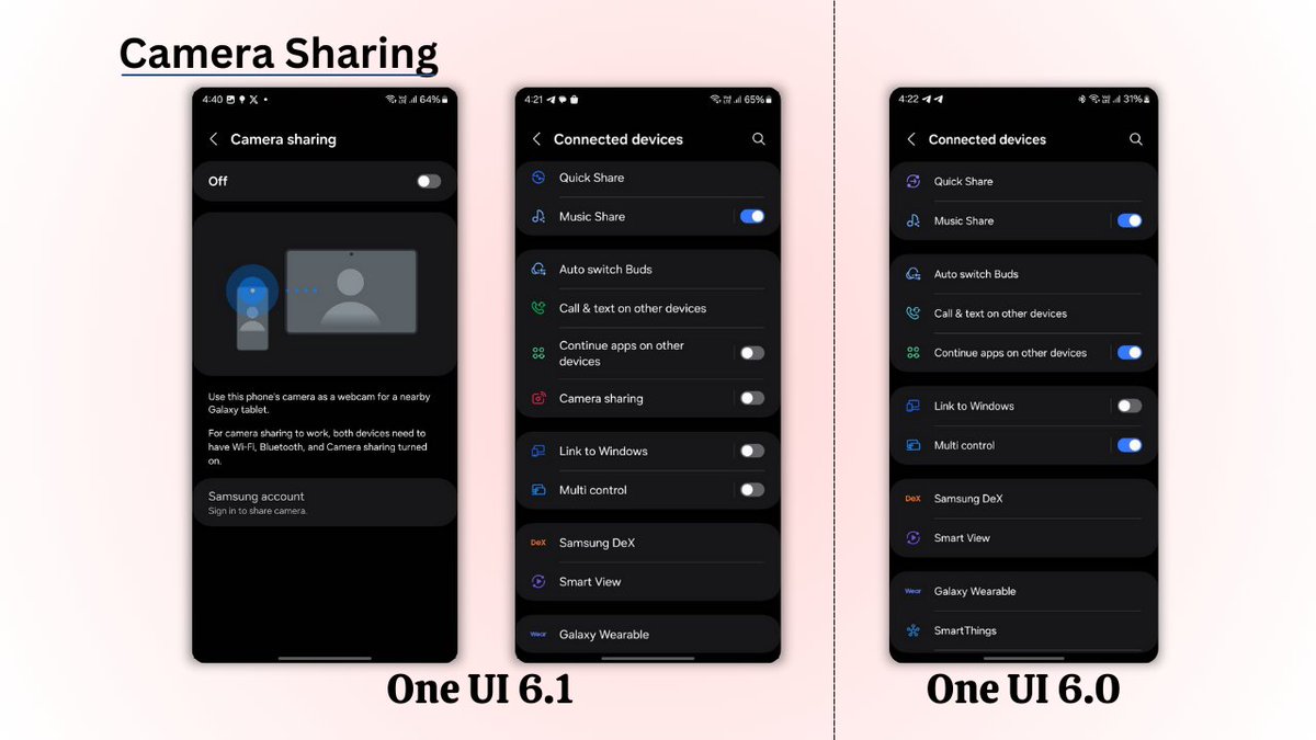 One UI 6.1 Camera Sharing Feature
#Samsung #GalaxyS24 #GalaxyS24Ultra #GalaxyS23Ultra #OneUI6