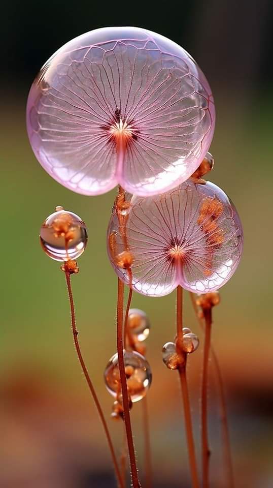 HasaanXaib's tweet photo. Just love this picture. 🩷 
#Marasmius 
#Fungi
#plants
#nature https://t.co/LEQjOH87TM