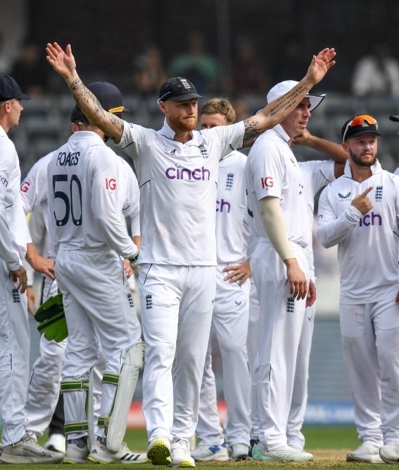 MSa1im's tweet photo. Congratulations England on victory over India. 
Overconfidence from the home team was simply the reason for their defeat. 
Well done England for showing how great they are especially after Shoaib Basheer fiasco.
#INDvsENG #AUSvWI #INDvENG #Cricket https://t.co/3utFHiGvkC