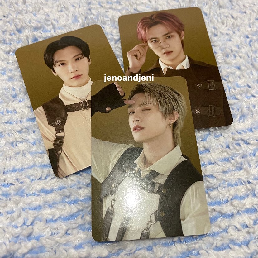 wts // want to sale 

pc nct 127 wayv

• mark be there for me stereo a ver. 85k
• yangyang kun steampunk 10k/each

inc adm exc pack
📍Bekasi