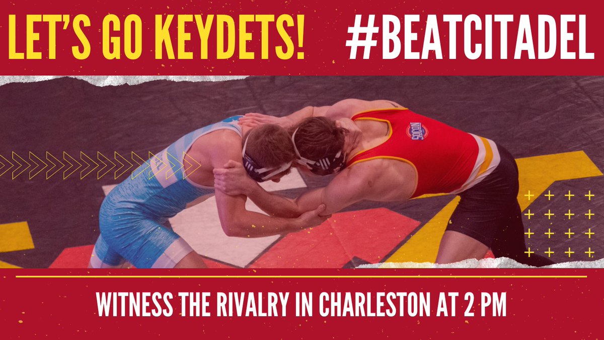 Keydets look to take down the Bulldogs! @vmi_wrestling is in Charleston today #CompetingToWin against Institute rivals The Citadel at 2 PM. #LetsGoKeydets #BeatCitadel