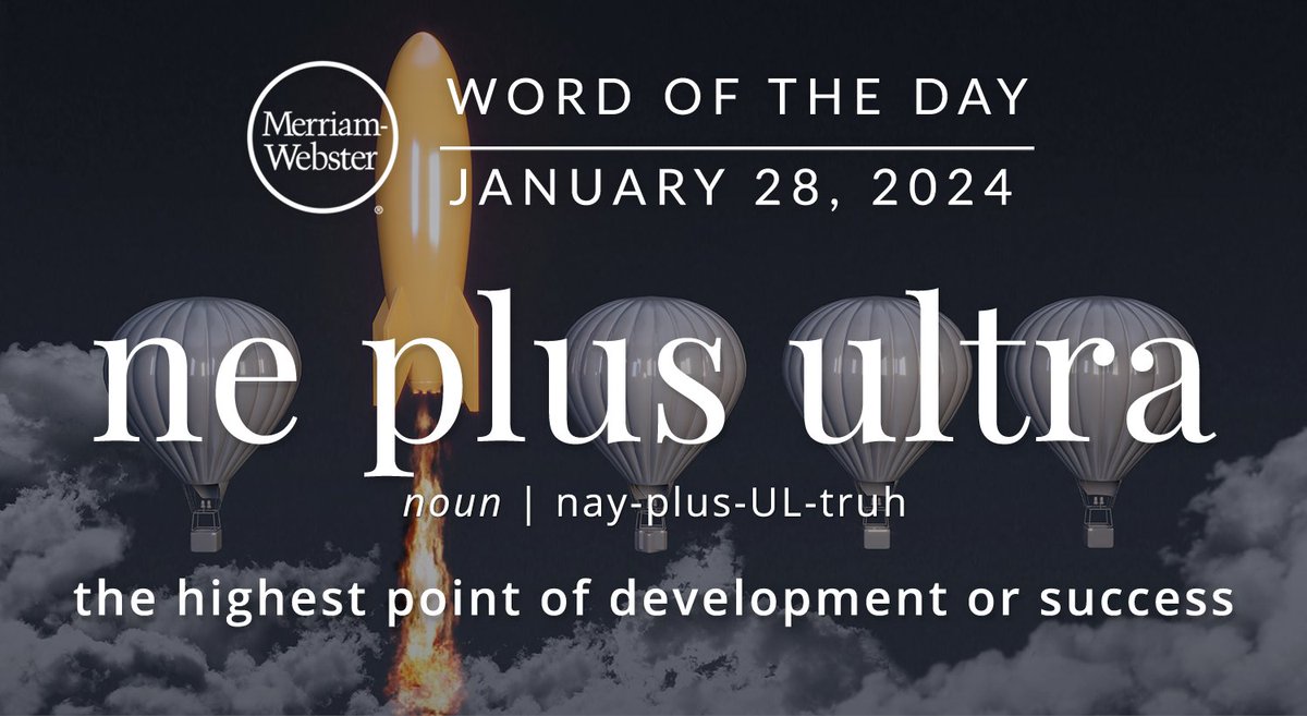 Merriam-Webster tweet media