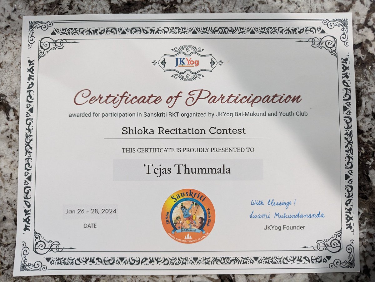 Sunil Thummala MD (@tx_neurologist) on Twitter photo Congrats to all participants, judges, volunteers, and organizers. I learned a lot from these kids and the program. <a href="/jkyogactivities/">JKYog (official)</a> Congrats to all participants, judges, volunteers, and organizers. I learned a lot from these kids and the program. <a href="/jkyogactivities/">JKYog (official)</a>