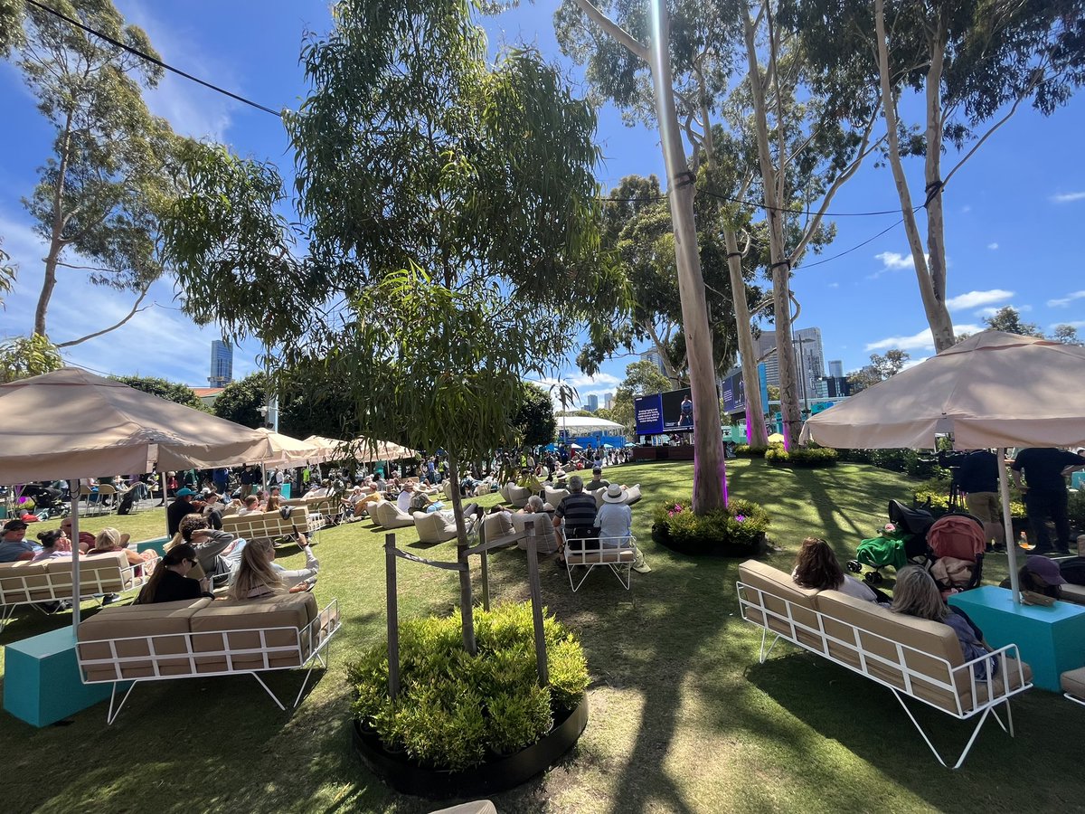 Fin du « Happy Slam » 
👏🏻🎾 #AusOpen