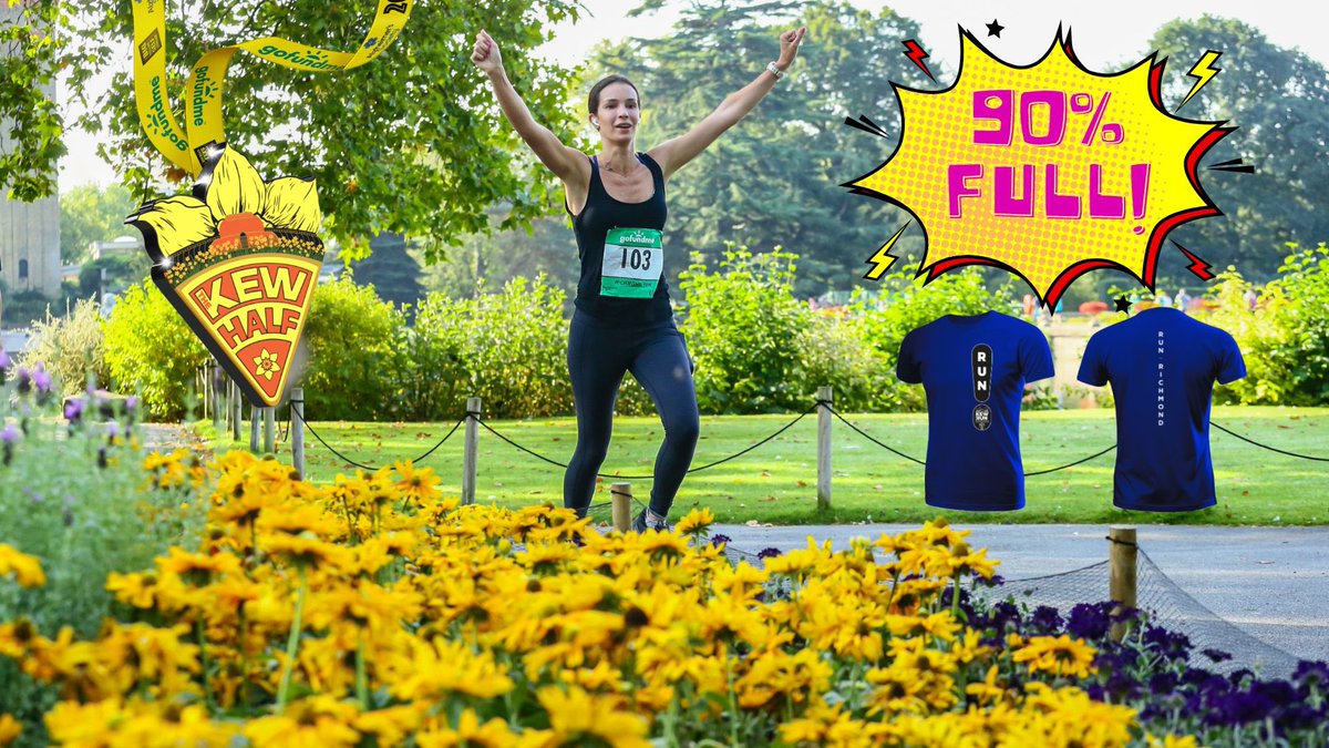 The Kew Half is 90% Full & on track to sell out soon. Join us on the 30th/31st March inside Kew Gardens. run-fest.com/kew-the-run/ab…