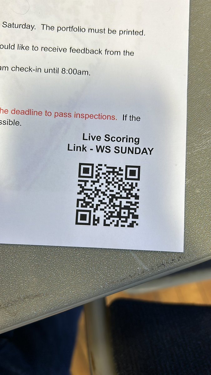 Our last qualifying competition is today. Thanks <a href="/PatrickOBarnes/">Patrick O. Barnes</a> #jdinspires for your continued support.