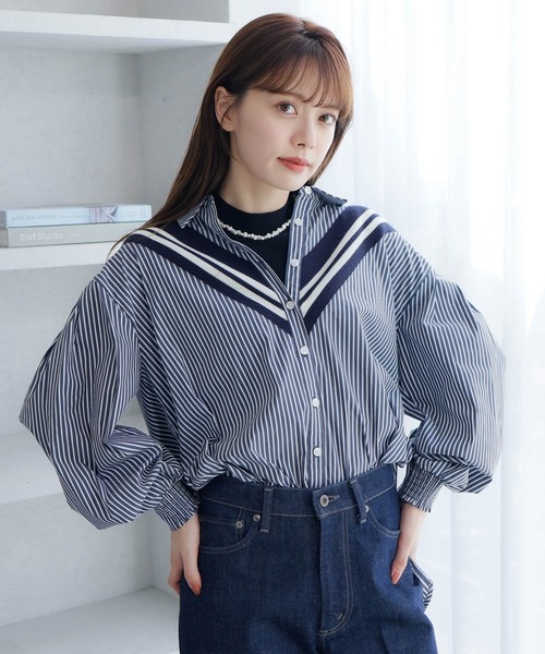 korecow's tweet photo. [新着回答] 「アイのない恋人たち」第2話で深川麻衣さんが着用されているシャツはこちらのブランドのものでは... https://t.co/UsCAQNEmbe #深川麻衣 #アイのない恋人たち #シャツ/ブラウス #LADYMADE #korecow #コレカウ https://t.co/gjY0gCGyIz