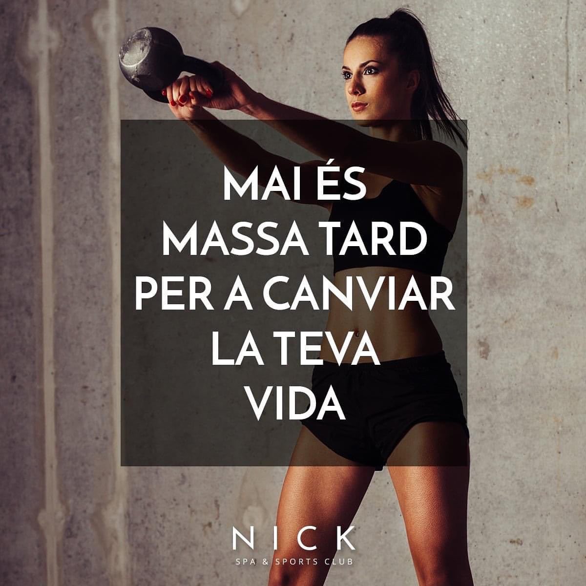 Ha arribat el dia de donar-li un gir de 180º a la teva vida! Are you ready? T’esperem al Nick 💪🏻 El Club Premium de Barcelona 😎

Més info a nickspa.com 

#NickSpa #ClubPremium #ClubHorta #ActitudNick #socnick #horta #gym #socnick