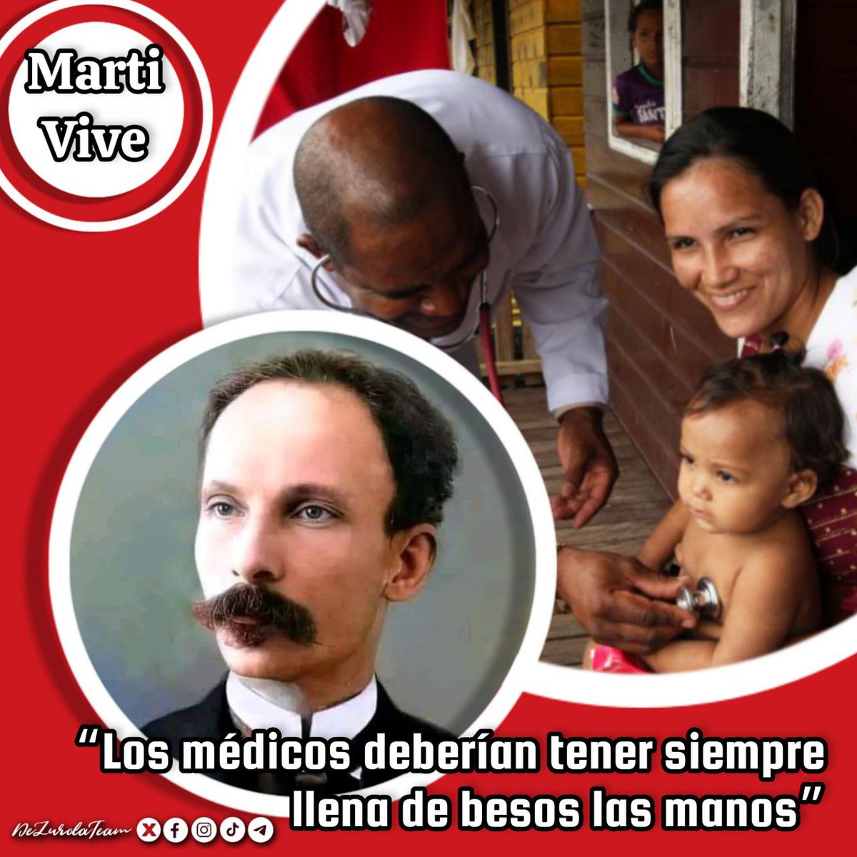 El talento es un don que trae consigo la obligación de servir a las demás personas, y no a nosotros mismos”. #MartíVive #ConElMismoFuego #CubaPorLaVida <a href="/cubacooperaven/">Brigada Médica Cubana en Venezuela</a> <a href="/MINSAPCuba/">Ministerio de Salud Pública de Cuba</a> <a href="/japortalmiranda/">José Angel Portal Miranda</a>
