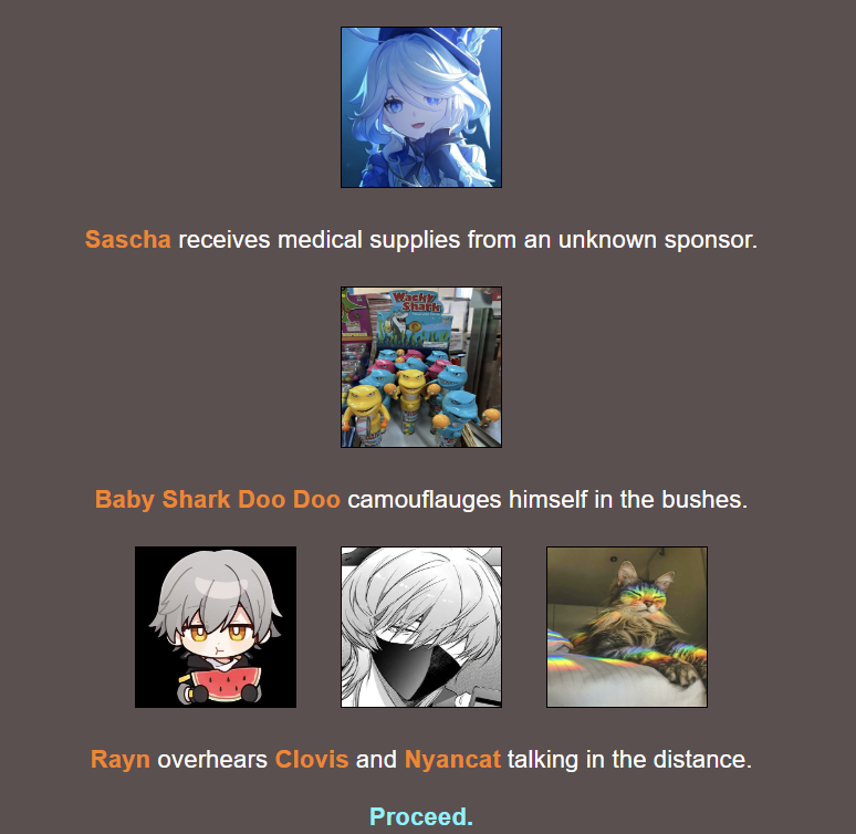 DAY 2! 🍴🌙
────────────────
So far so good, no deaths yet.