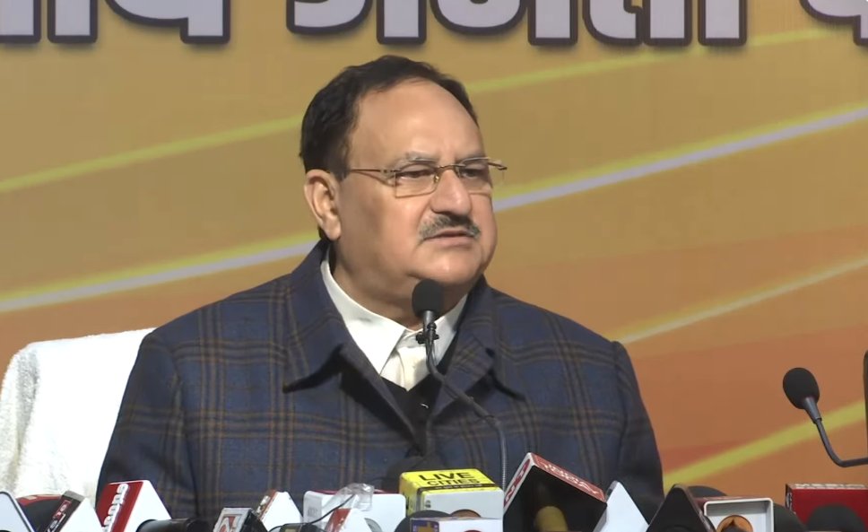 BJP4India's tweet image. नीतीश कुमार जी एनडीए में वापस आए हैं, ये हम सबके लिए हर्ष का विषय है। 

नीतीश जी का एनडीए में वापस आना, बिहार के विकास के लिए सुखद समाचार है। 

- श्री @JPNadda