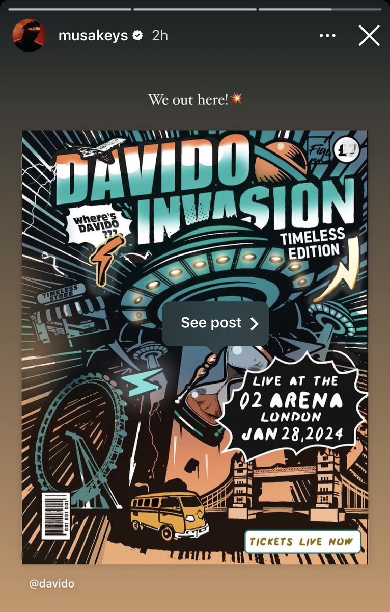 Tiomoney1308's tweet image. UNAVAILABLE - Davido ft. Musa keys, tonight at #DavidoO2Arena 🇬🇧⏳🚀