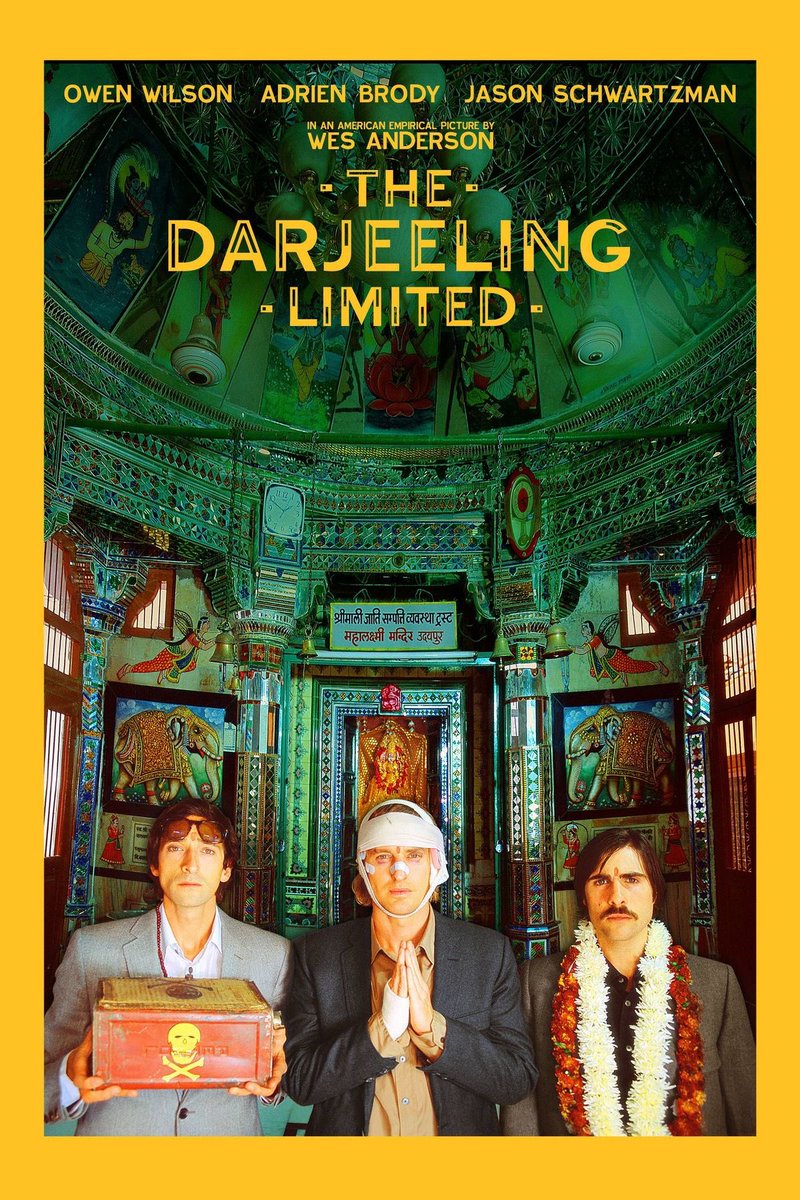 pitt95_'s tweet photo. Movie of the day 28/366

Film sottovalutatissimo di una profondità unica, divertente ed emozionante allo stesso tempo come tutti i film del buon Wes

Il treno per il Darjeeling - Wes Anderson https://t.co/TDJHkjx0z2