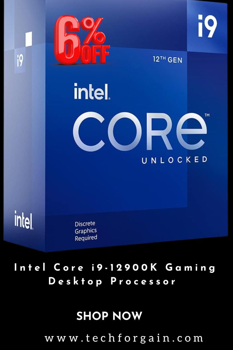 GainTechfor's tweet photo. Intel Core i9-12900KF Gaming Desktop Processor 16 (8P+8E) Cores up to 5.2 GHz Unlocked  LGA1700 600 Series Chipset 125W
Learn more-https://t.co/lpaM6FkpUq
#intel #core #gaming #desktop #processor #windows10 #fitness #gamer #i9 #illustration #merchant #pc #abs #fortnite https://t.co/UawbRL3Psw