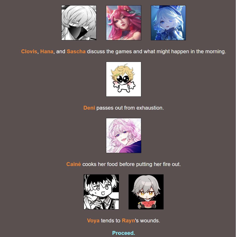 NIGHT 2! 🍴🌙
────────────────
<a href="/im_munition/">𝙈𝘼𝙍𝙄𝙉𝙆𝙊𝙑𝙄𝘾, 𝐃𝖾𝗇𝗂𝖾𝗅.</a>, WAKE UP, WHERE ARE YOU???