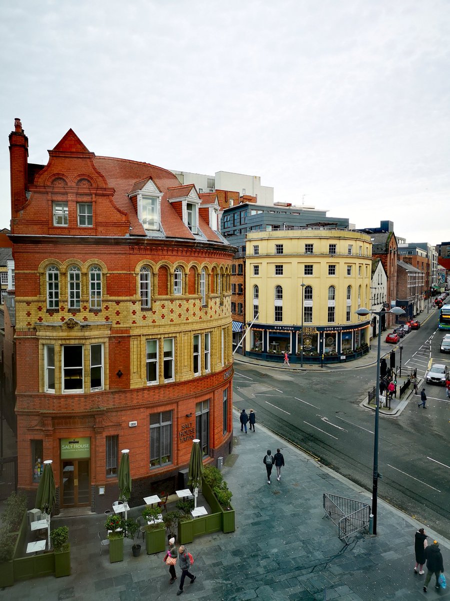 View today up Duke Street from John Lewis’s furniture floor. I like looking around here to see what I could buy if I had a bulging bank account! #Liverpool