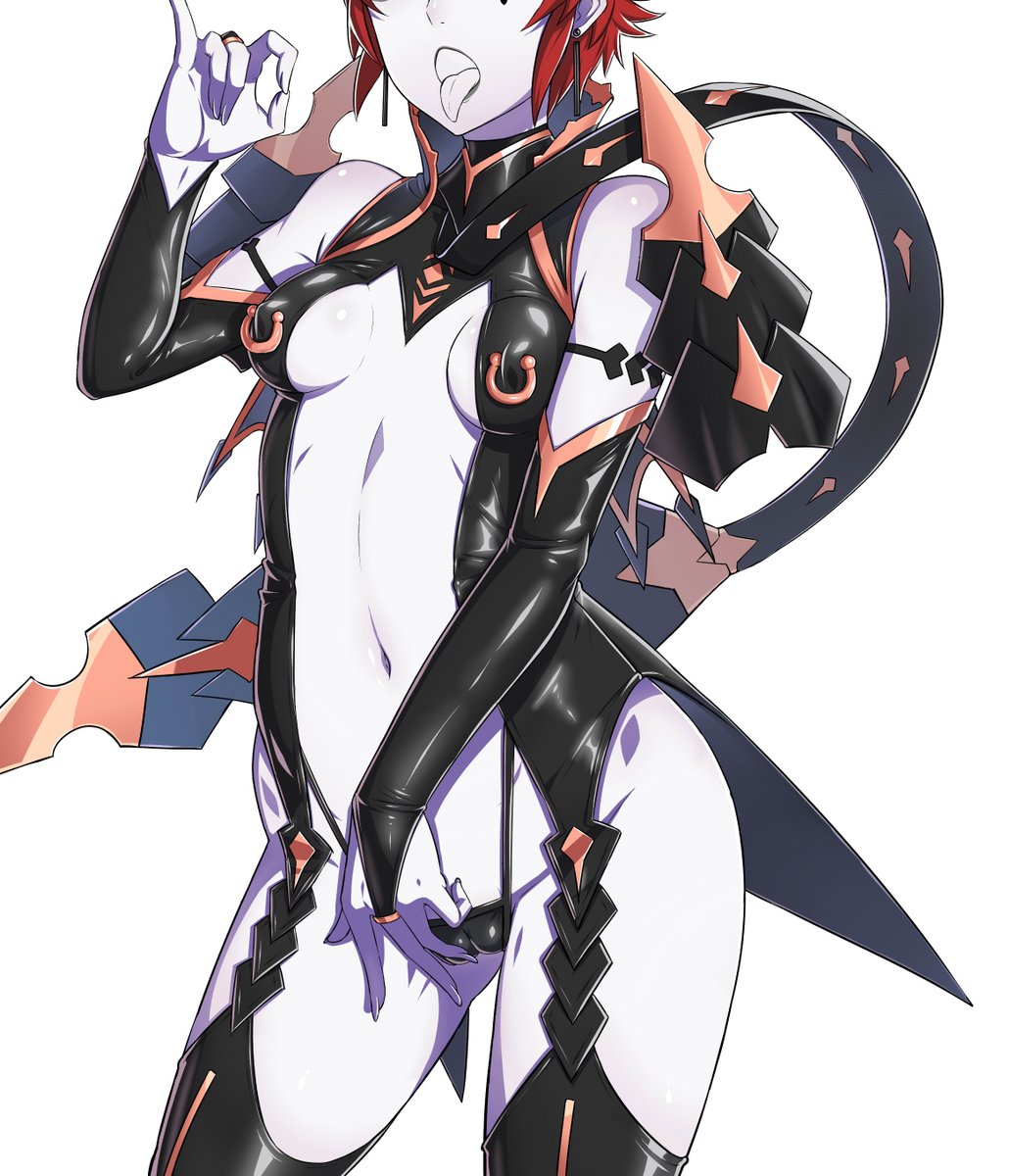 スケブWIP とくに依頼内容とは関係ない衣装差分できた。あとは表情パーツ作業だけだー。 