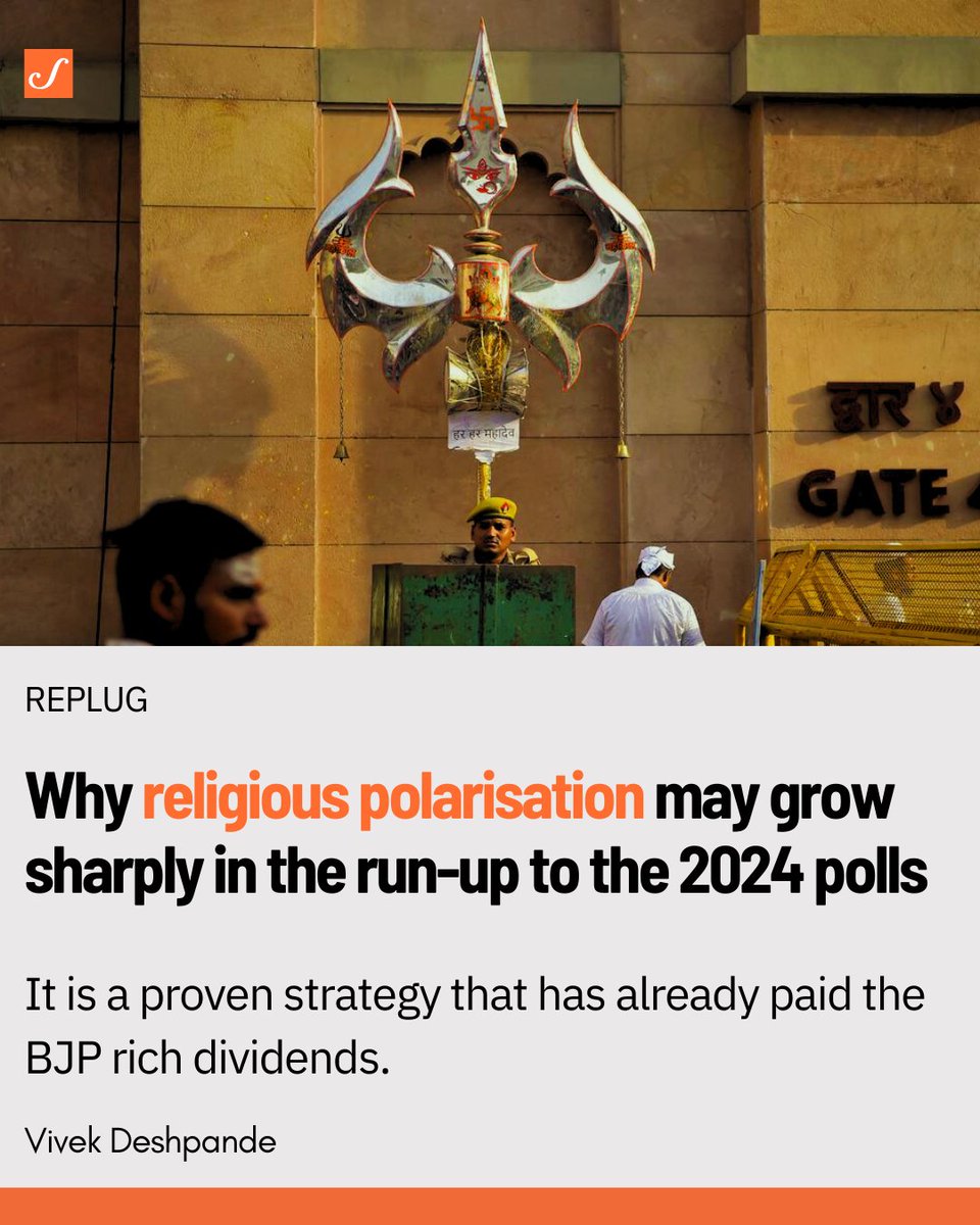 scroll_in's tweet photo. #Elections2024 | The cost of such divisiveness could be heavy on us as a nation. The wounds it might cause would take a long time to heal.
Vivek Deshpande writes
https://t.co/BHmxzpd6JD
#LokSabhaElections2024 #BJP #ReligiousPolarisation https://t.co/6ZibuwA4KF