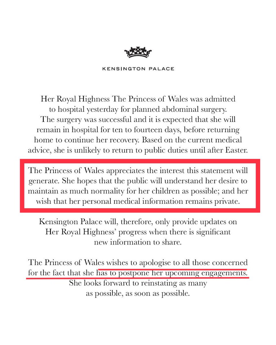 @actorswhisperer @BaronessBruck I do agree with that - however, if that was the initial aim, then KP Press DID make a terrible error on the 4-paragraphs statement they released.

You need to be discreet but DIRECT (like BP’s statement); instead of apologetic and explanatory, yet VAGUE. Like this👇🏻