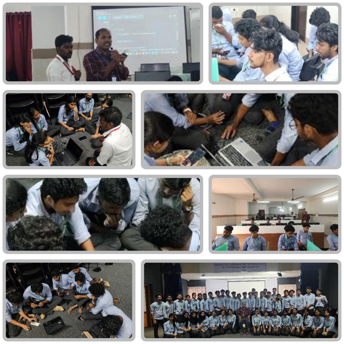 Yen_Institute's tweet photo. The YIT- Embedded Club of Computer science and Engineering Department in Association with “Cybernauts” and Computer Society of India Organised One day workshop on 18th of January 2024 for 3rd semester CSE students on 19th of January 2024 https://t.co/yiTNPUCPmJ