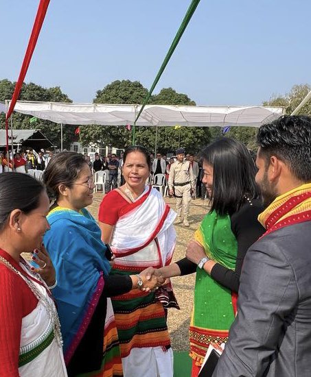 JakhaluHekani's tweet photo. Bishu Fest celebration with our #Dimasa #Kachari people along with Hon’ble Minister @GorlosaNandita,Hon’ble Minister @AlongImna & Hon’ble Advisor @keoshu. With the blessings of our Hon’ble CM Nagaland @Neiphiu_Rio & Hon’ble CM Assam @himantabiswa we are committed to uplift them. https://t.co/1yQNGuQQaJ