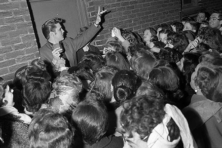 Jan 28, #Elvis1956 
Stage door entrance to Studio 50 (Ed Sullivan Theater) 
#ElvisHistory 
#Elvis2024 
#ElvisPresley