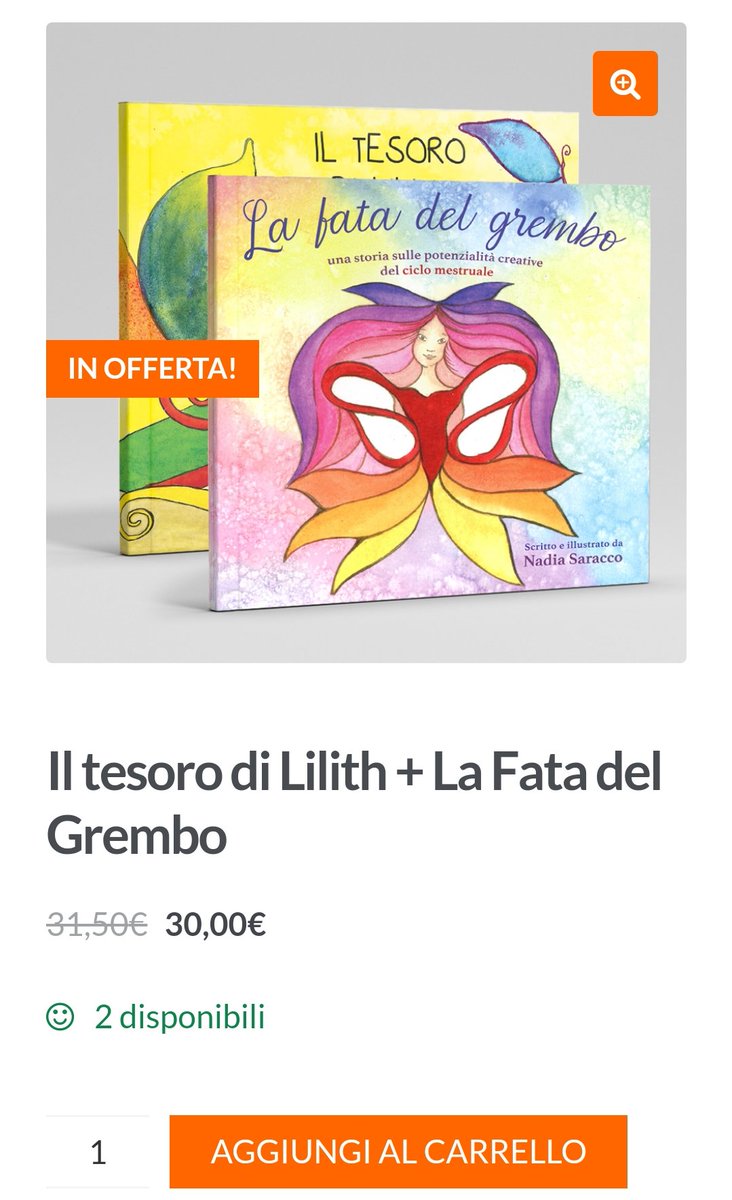 tesorodiLilith's tweet photo. In attesa della ristampa, ultimi 2 pack disponibili con La Fata del Grembo prima dell'arrivo della nuova edizione 💛 https://t.co/EEZWxBKXjZ

Prezzo speciale ✨ Il tesoro di Lilith + La Fata del Grembo per 30,00€ invece di 31,40€. Spedizione standard gratis 🤗

#ciclomestruale https://t.co/bovOafyM3Q
