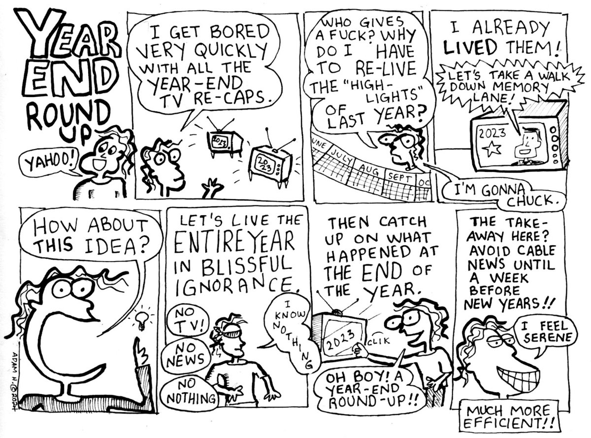 Adam's Sunday Funnies are back! Woo hoo! Here is yet another installment of my ongoing comic series, the first in the new year!