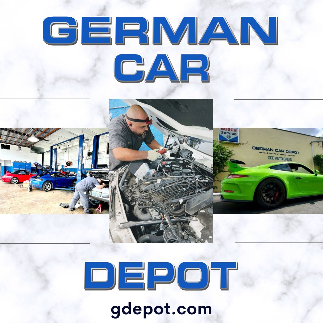 ⭐EXPERT SERVICE AND AUTO REPAIR FOR OVER 25 YEARS⭐ Specializing in VW, Audi, BMW, Mercedes Benz, MINI Cooper, and Porsche. Call or visit us online today! (954) 329-1755 GermanCarDepot.com Hollywood, FL #HollywoodFL #AutoRepair #BMWRepair #VWRepair #PorscheRepair