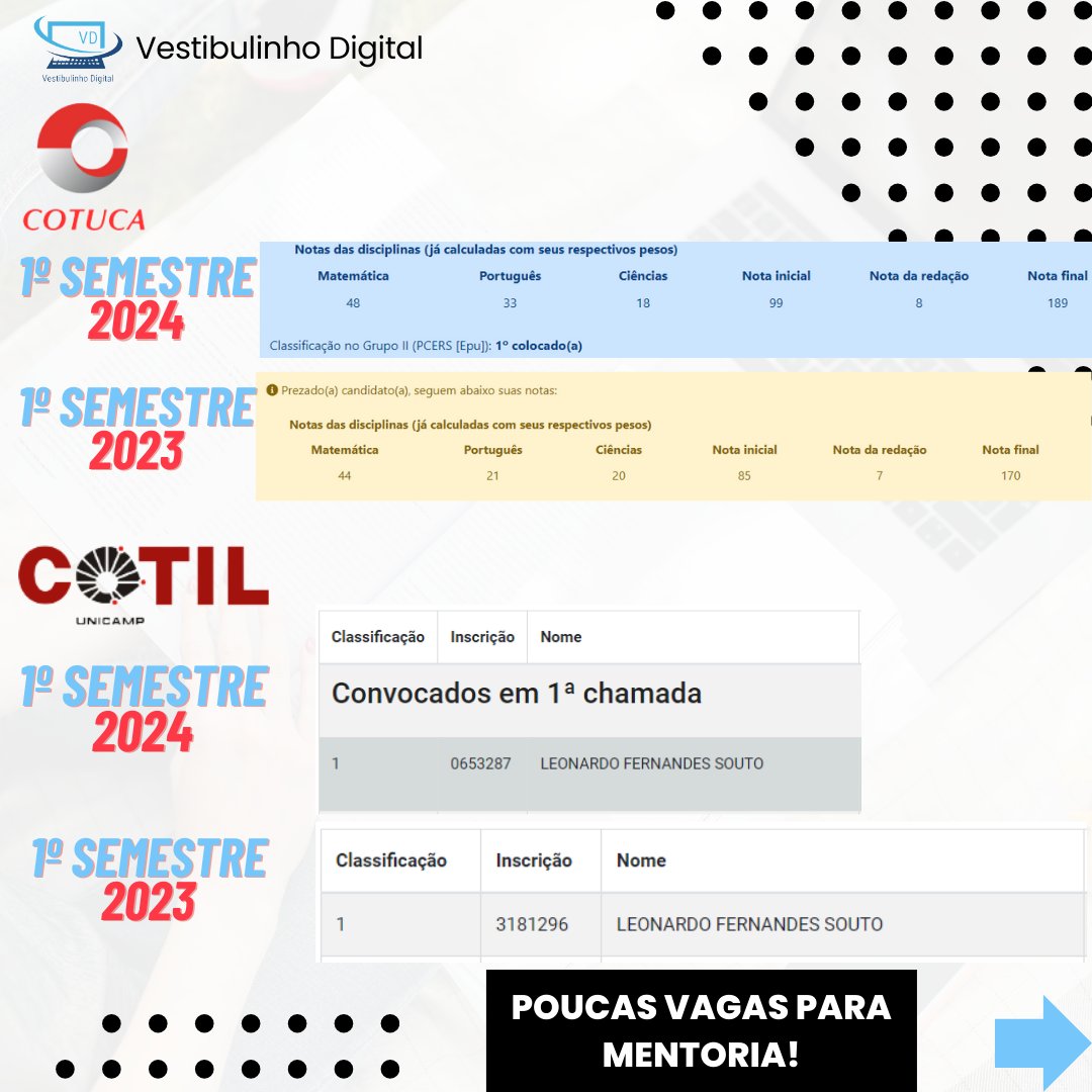 VestibulinhoD's tweet photo. Quer ser o(a) próximo(a) aprovado(a)?💪
🔥https://t.co/Nkzd4PZTxd🔥

#etec #cotuca #cotil #ifsp #fiec #vestibulinho #vestibulinhoetec https://t.co/O9qa6db60F