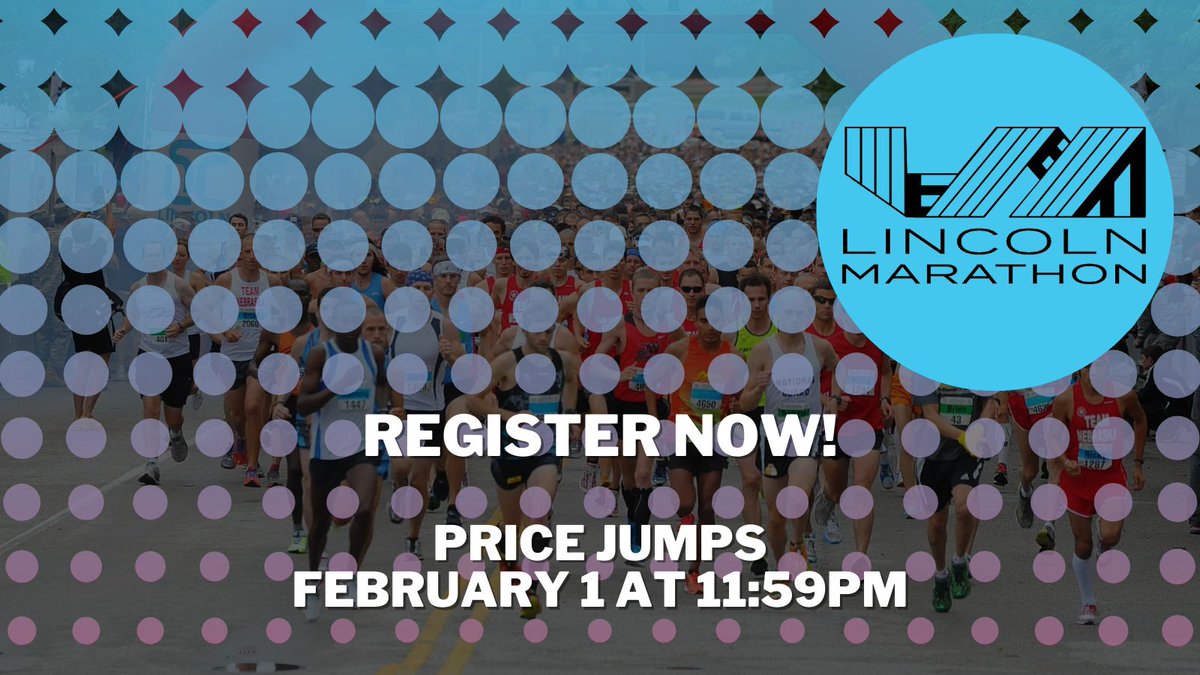 Don't miss out! 🚨 Register for the 2024 Lincoln Marathon and Half Marathon now, before prices increase on February 1. Secure your spot today! 
buff.ly/3WeTLt3