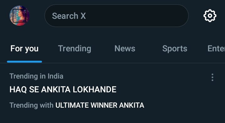 Trending Hq se 

HAQ SE ANKITA LOKHANDE 
UNTIMATE WINNER ANKITA 
#AnkitaLokhande