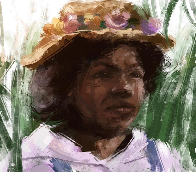 "ALL MY LIFE _ ____ __ ______" Showing some Sunday Sketch love to Oprah's "Sofia".  Such an iconic character whose shoulders Danielle Brooks' Sofia is now standing on. One things for sure, Harpo didn't stand a chance… #TheColorPurple #Sofia #Oprah  
