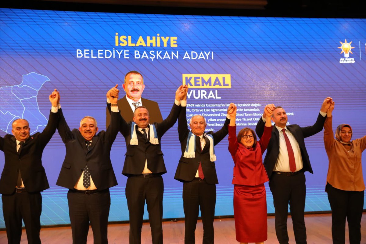 Hayırlı Olsun #İslahiye 🇹🇷

AK Parti İslahiye Belediye Başkanımız ve Adayımız Sayın Kemal Vural’ı kutluyor, başarılar diliyoruz.

Gaziantep için #HazırızKararlıyız 
#TürkiyeYüzyılı
#HepYeniHepİleri

<a href="/islahiyebelediy/">İslahiye belediyesi 🇹🇷</a> 
<a href="/Akpartiislahiye/">AK Parti İslahiye İlçe Teşkilatı</a> 
<a href="/akkadinislahiye/">AK KADIN ISLAHIYE</a>