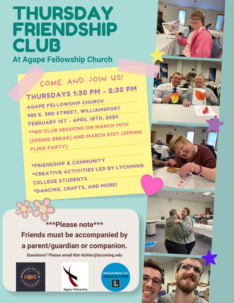 Lycoming College Department of Education tweet media