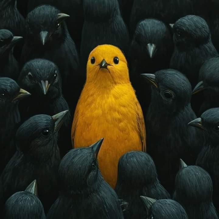 Sempre gostei daquela estranha sensação de não ser igual aos outros ✨💫