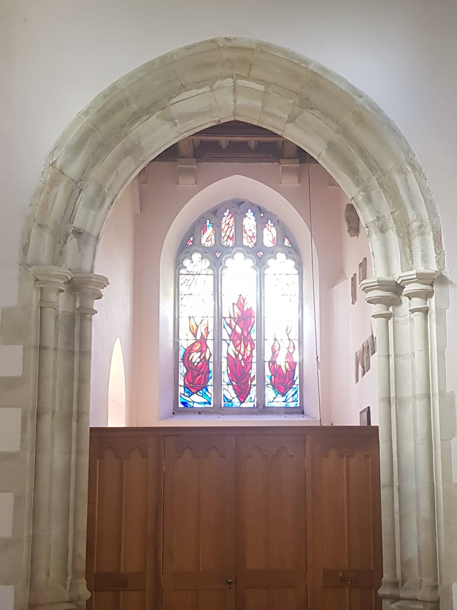 TheHistoryMouse's tweet photo. These are #TheTopThree #ChurchesForStainedGlass from #TheWinterScamper2023 in the #NadderValley. #TeffontEviasChurch #DonheadStAndrew #FovantChurch #StainedGlassSunday https://t.co/xx0V61FvOF