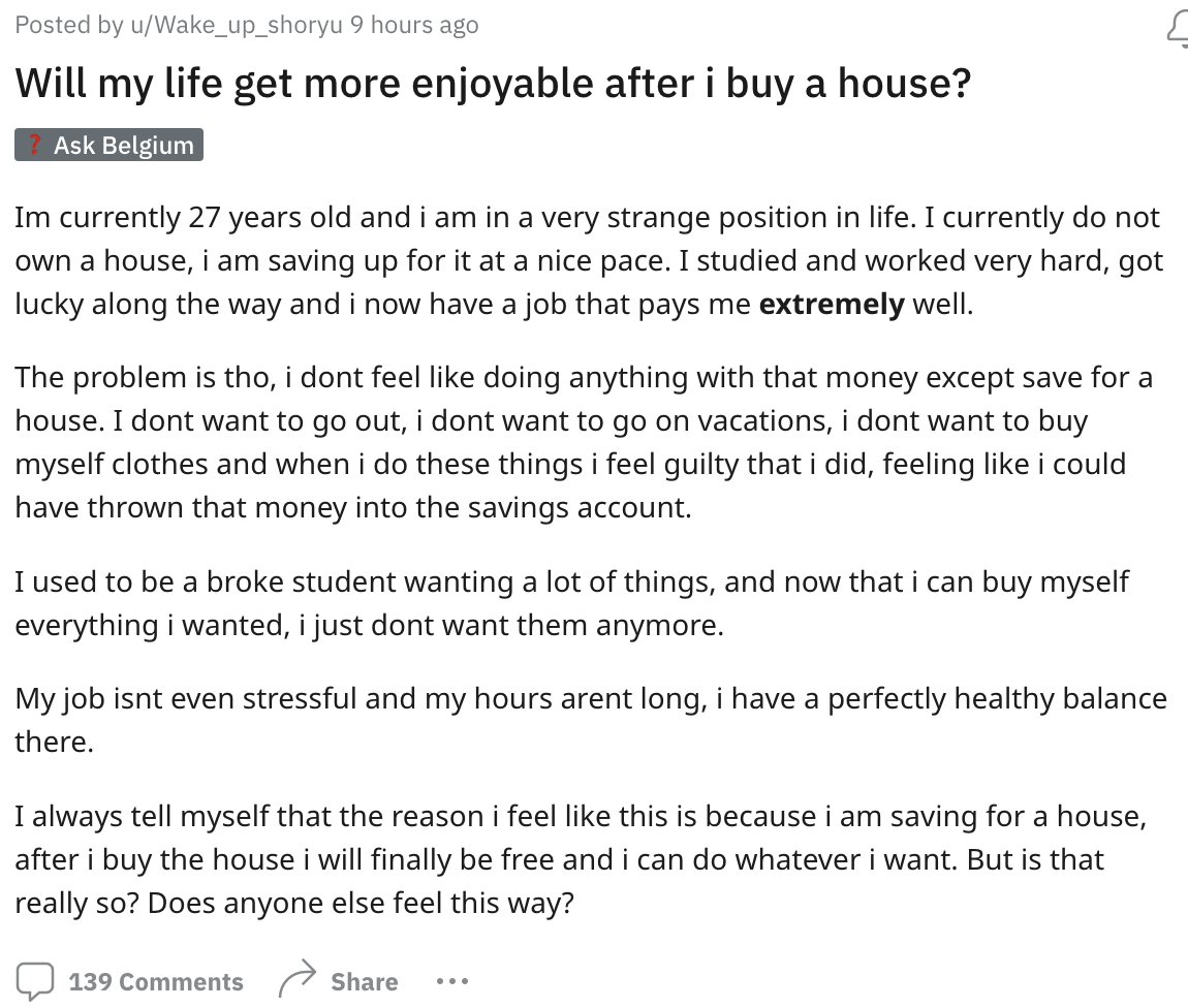 European Ennui - the opposite of the American Dream