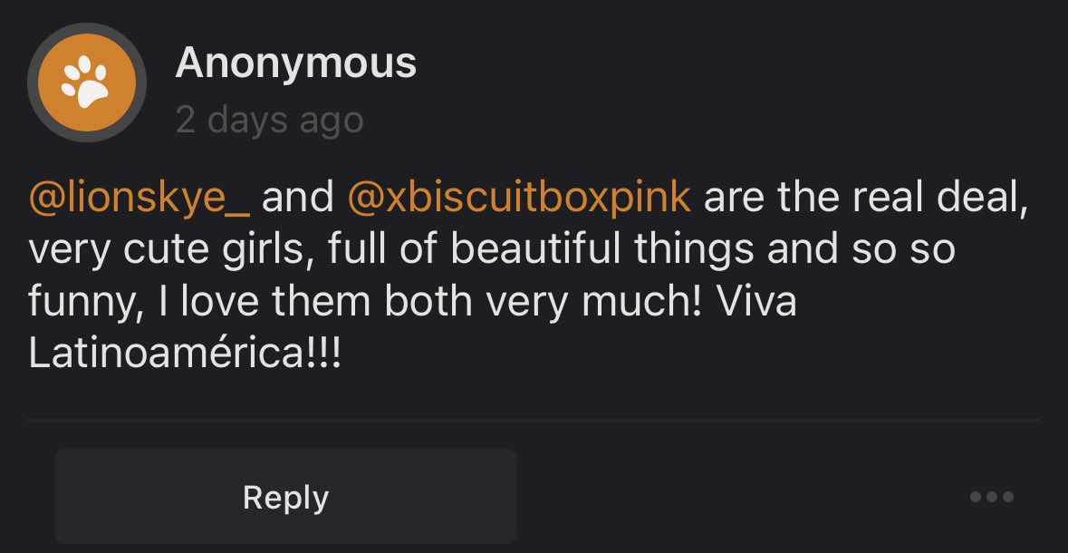 PositiveLasso's tweet image. 😇🎊🥰 @lionskye_ @xbiscuitboxpink