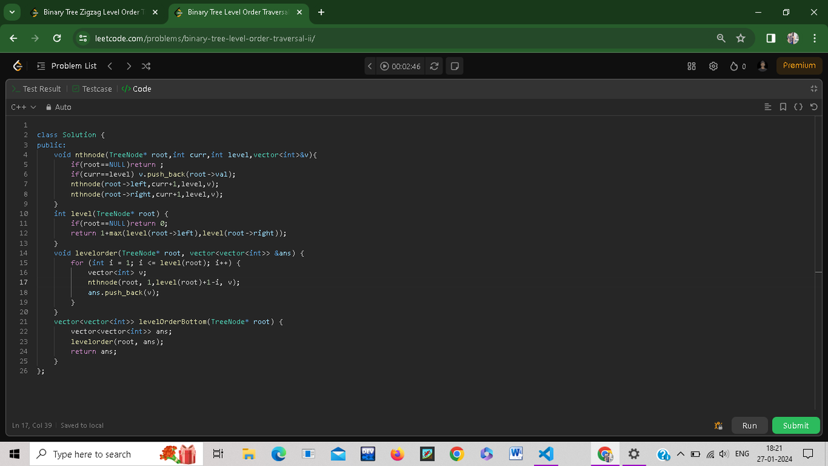 aniljangid8991's tweet photo. Today's solved problem in leetcode:-
✅ Path sum 2
✅ Sum of left leave
✅ Binary tree right side view
✅ Tree from preorder and inorder #leetcode #btrees https://t.co/xrUJkyqH57