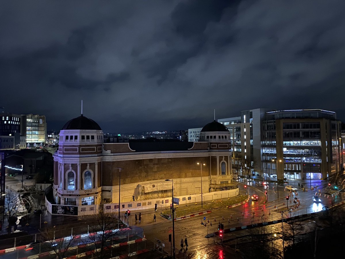 She’s looking good. Photograph taken last week from the balcony of ⁦@OneCityParkBFD⁩ . A great survivor of a building about to enter a new phase of its rich history. Impressive on the outside; nothing really prepares you for what’s inside. Not much longer to wait…