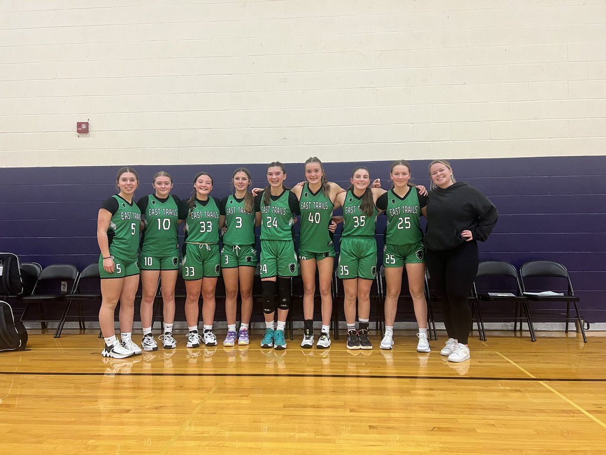 Basketball season comes to an end with a 3rd place finish in the Middle School “A” Greater KC Tournament! 
Love playing with these girls and going to miss them so much! What a fun season! 
💚🖤
<a href="/ETMSactivities/">Bison Student Activities</a> <a href="/ETMSbison/">East Trails Middle School</a> <a href="/abeeler2028/">Audrey Beeler</a>