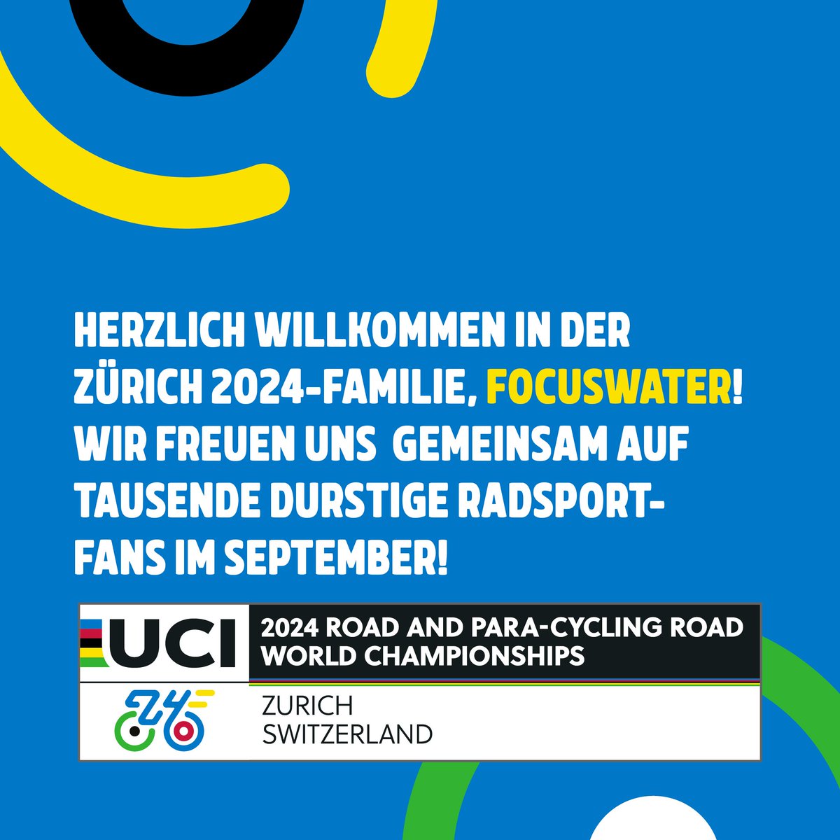 Aufgepasst, liebe Radsportfreunde! Wir freuen uns riesig, euch mitzuteilen, dass @focuswater, das Schweizer Vitaminwasser, als offizieller Supplier bei #zurich2024 dabei ist! 🇨🇭🎉