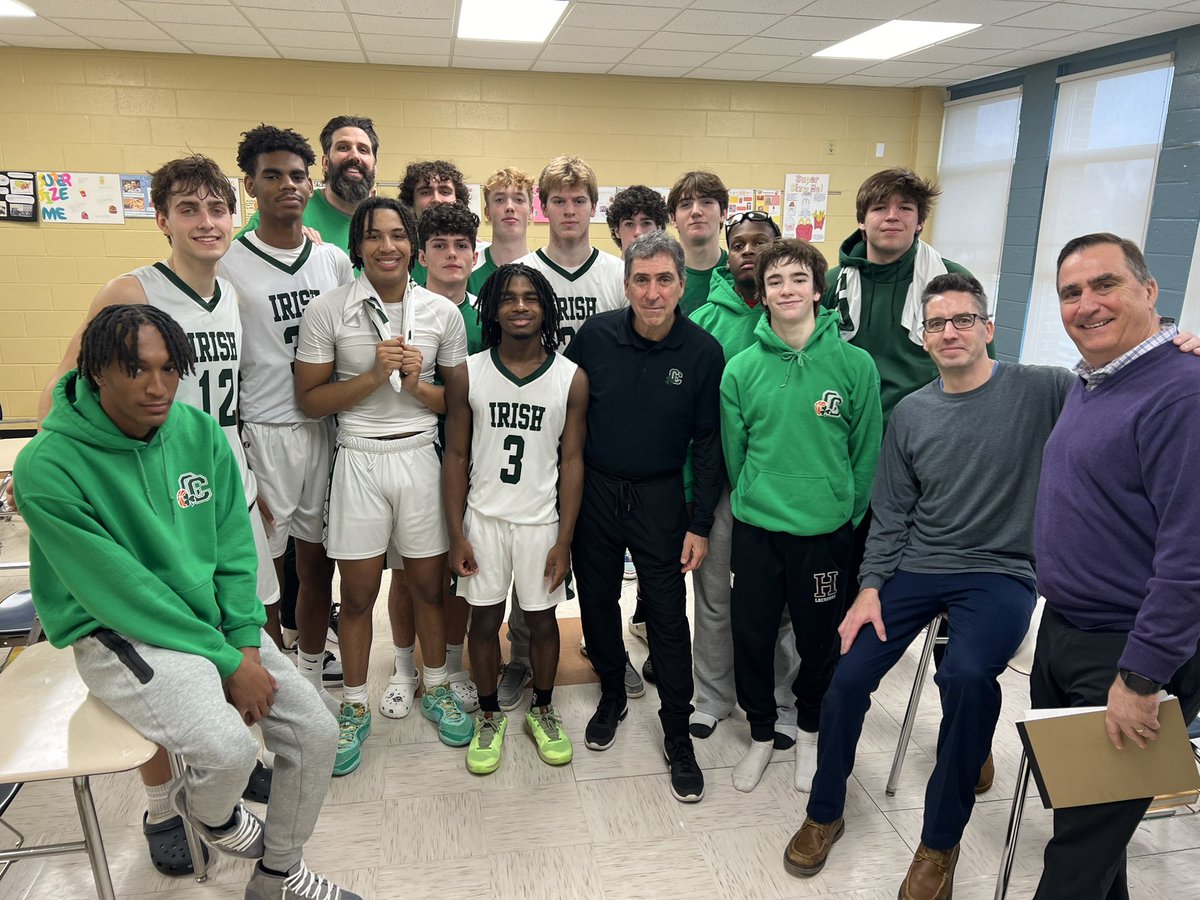 IrishBasketbal4's tweet photo. And that’s a final from PVI!

Irish 61
PVI 54

An extra congrats to Coach Matt Crawford on his 200th Win! https://t.co/R6xDMlYhms