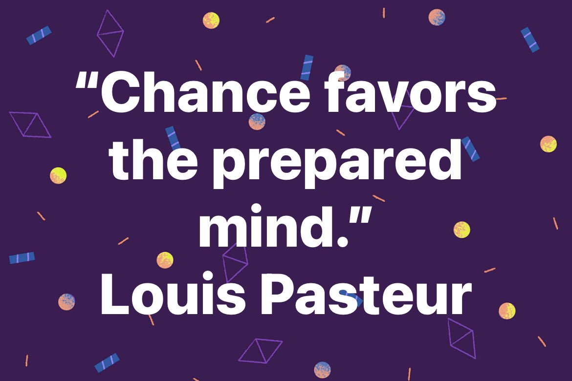 kdelano001's tweet photo. The then-Chief Scientist of @ArmyResearchLab taught me this wisdom. “Chance favors the prepared mind.”
- Louis Pasteur #FundBasicResearch #ScienceSavesLives
#ScienceFuelsEconomy 🇺🇸❤️🇺🇸 https://t.co/ZPxlUzDkRc