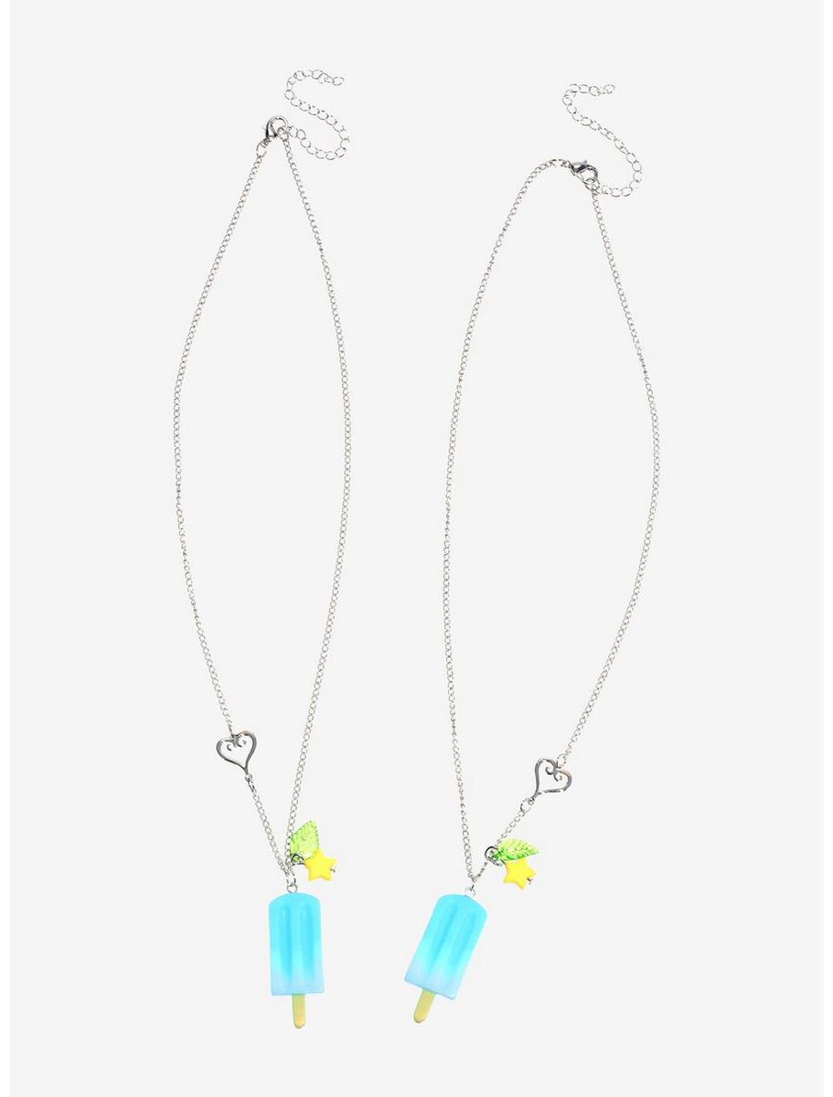 churroz's tweet photo. .@HotTopic is selling this KINGDOM HEARTS Sea Salt Ice Cream Best Friend Necklace Set! Perfect gift for you and your bestie for Valentine's Day! #kingdomhearts #キングダムハーツ #KHMerch #_KH

Link: https://t.co/lc15u14HyE https://t.co/FdzGvxzlCD