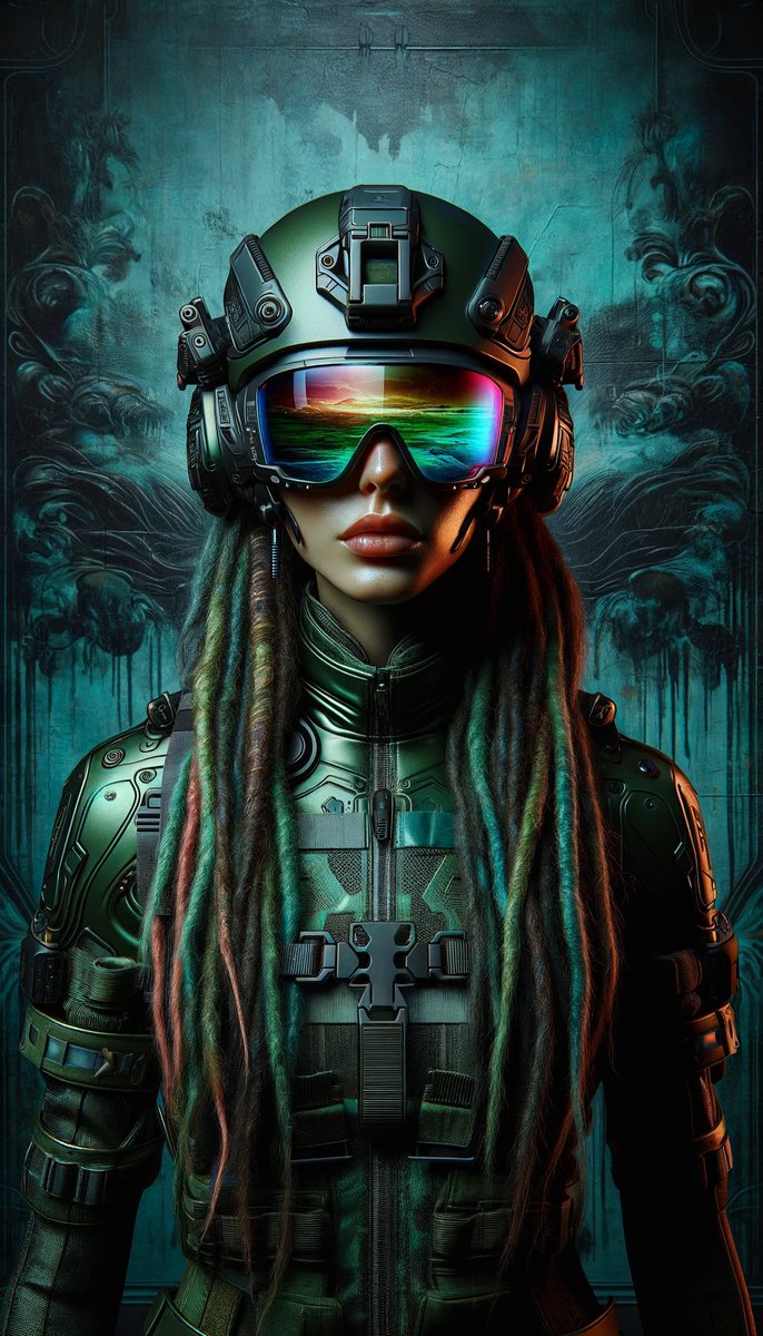 jcf1370's tweet photo. QT your dreadlock warrior.
#AIgirl #DalleArt #AIArtwork #Dreadlock #Warrior https://t.co/GaIFVhRMOo