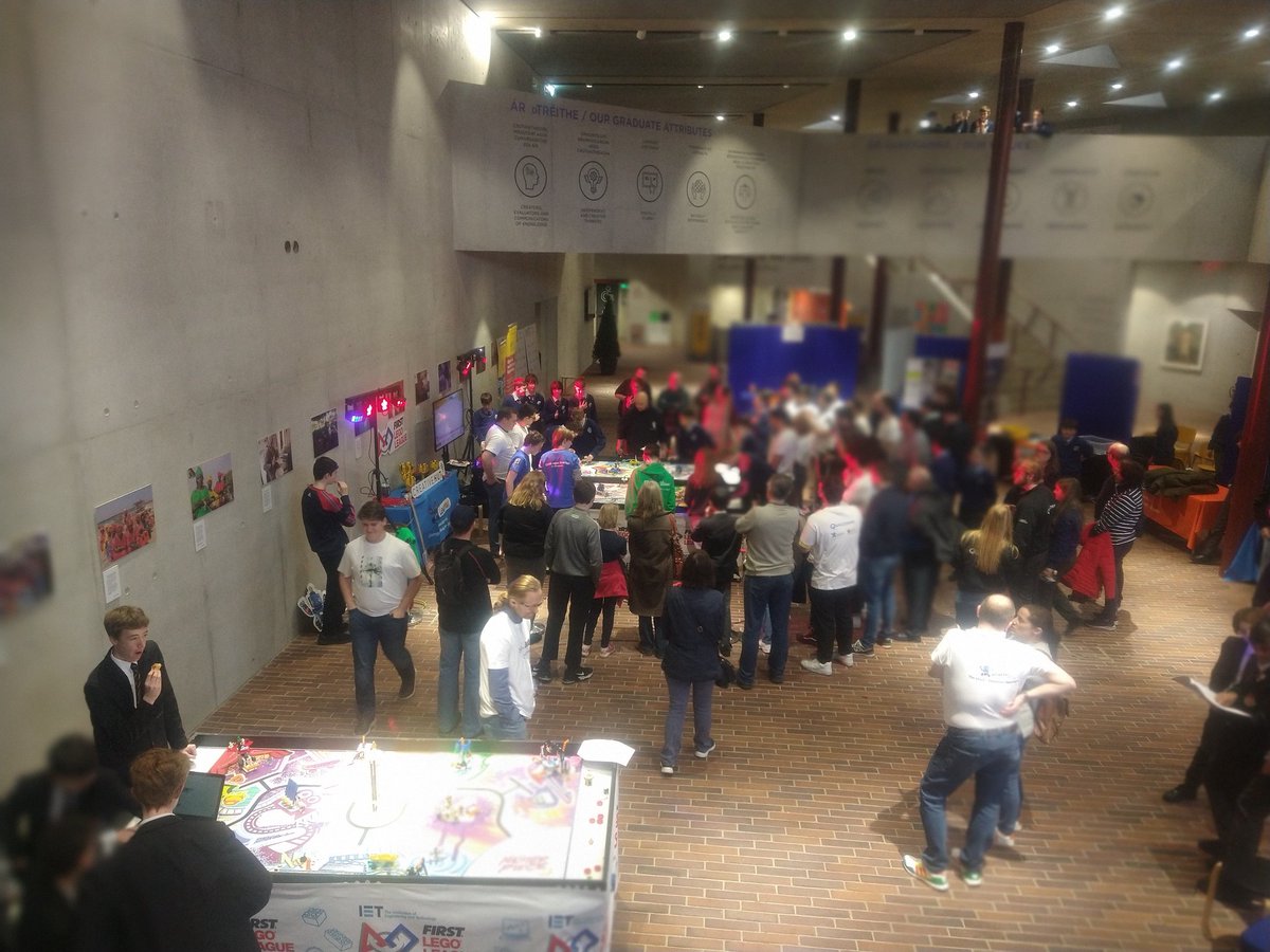 Another fantastic First Lego League Robot Competition Cork final in the hub <a href="/UCC/">UCC Ireland</a>! Great display from our future engineers. The winners: everyone who participated. Many thanks to <a href="/Qualcomm/">Qualcomm</a>, <a href="/Learnit_Ireland/">CreativeHUT Ireland</a> and our own Engineers Without Borders students society.  <a href="/EngineeringUCC/">Engineering@UCC</a>
